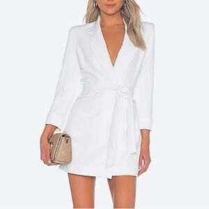 NWOT Rachel Zoe Wynn Mini Dress/Blazer in Bright White